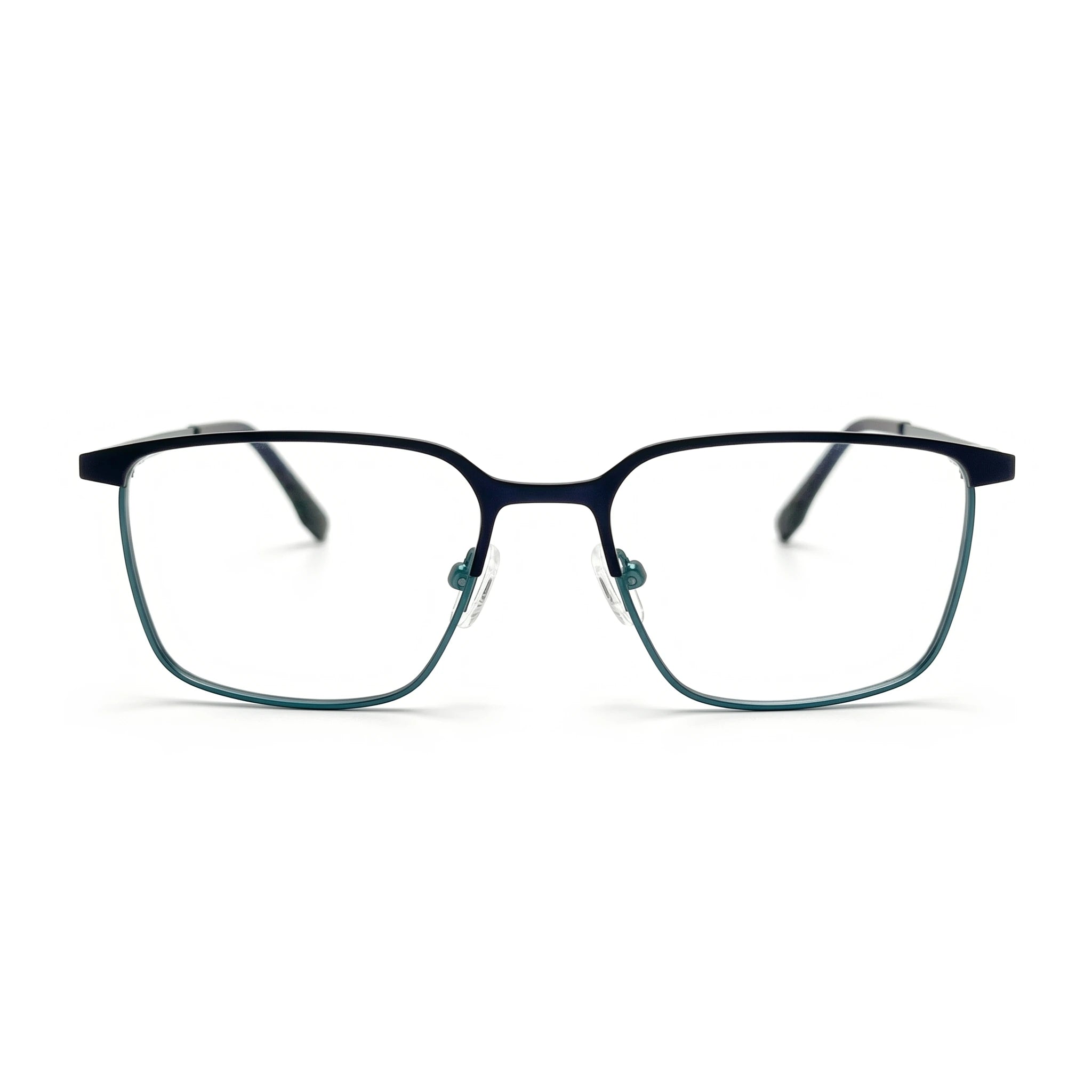 Pax Teal Rectangle Eyeglasses