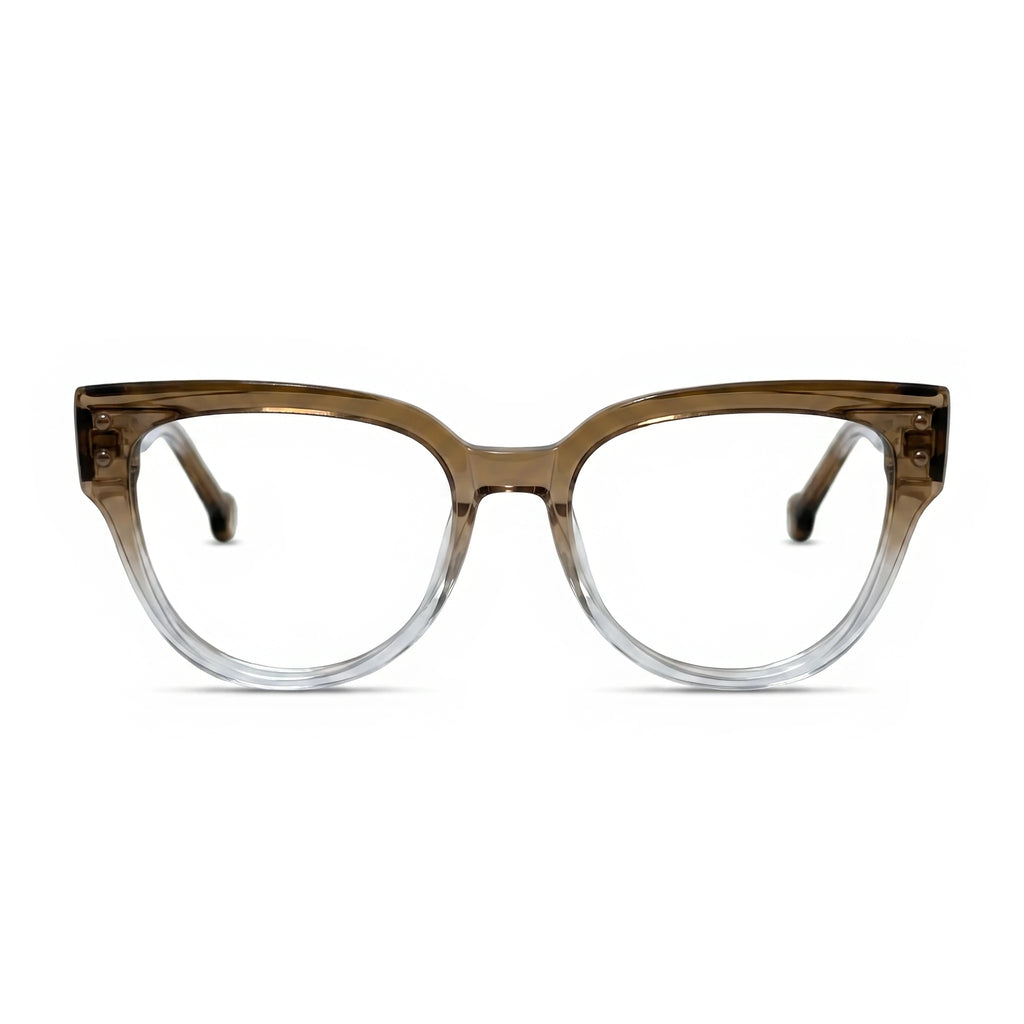 Petra Brownish transpreant Cat Eye Eyeglasses