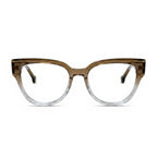 Petra Brownish transpreant Cat Eye Eyeglasses