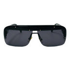 Knox Black Rectangle Sunglasses