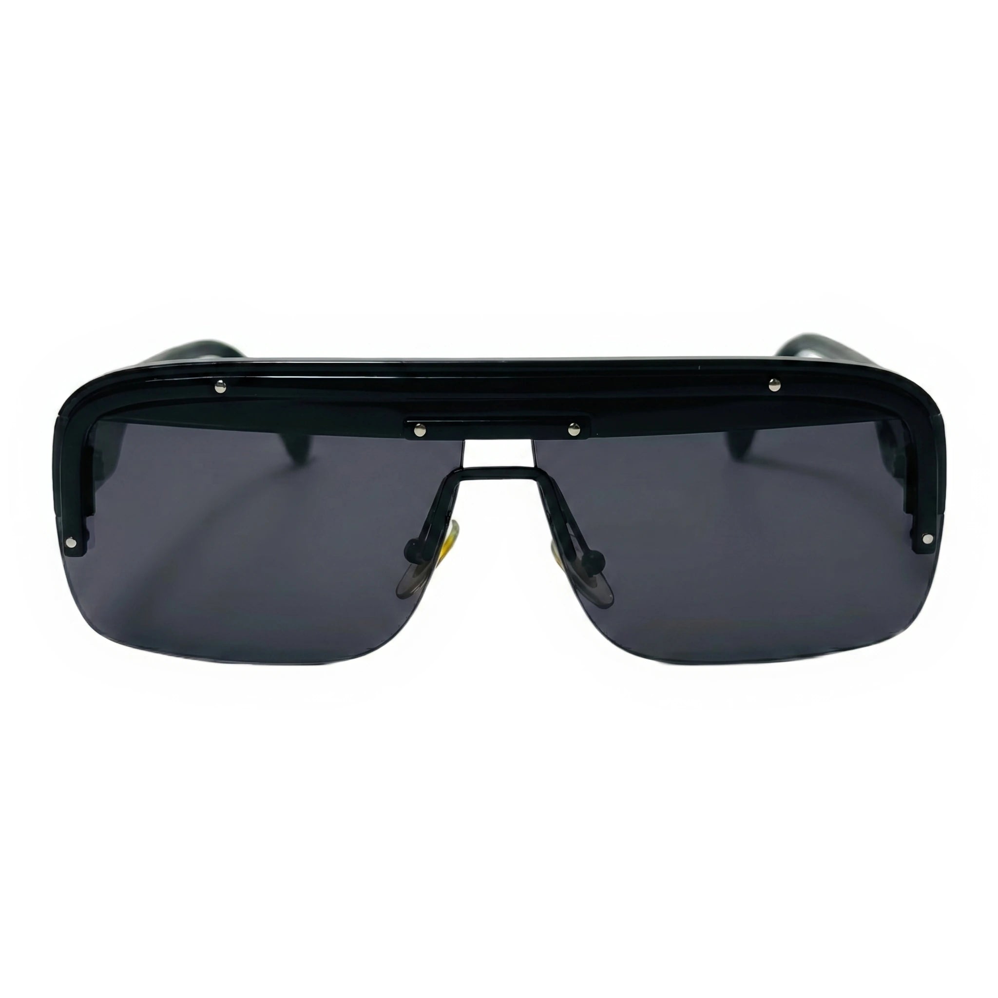 Knox Black Rectangle Sunglasses