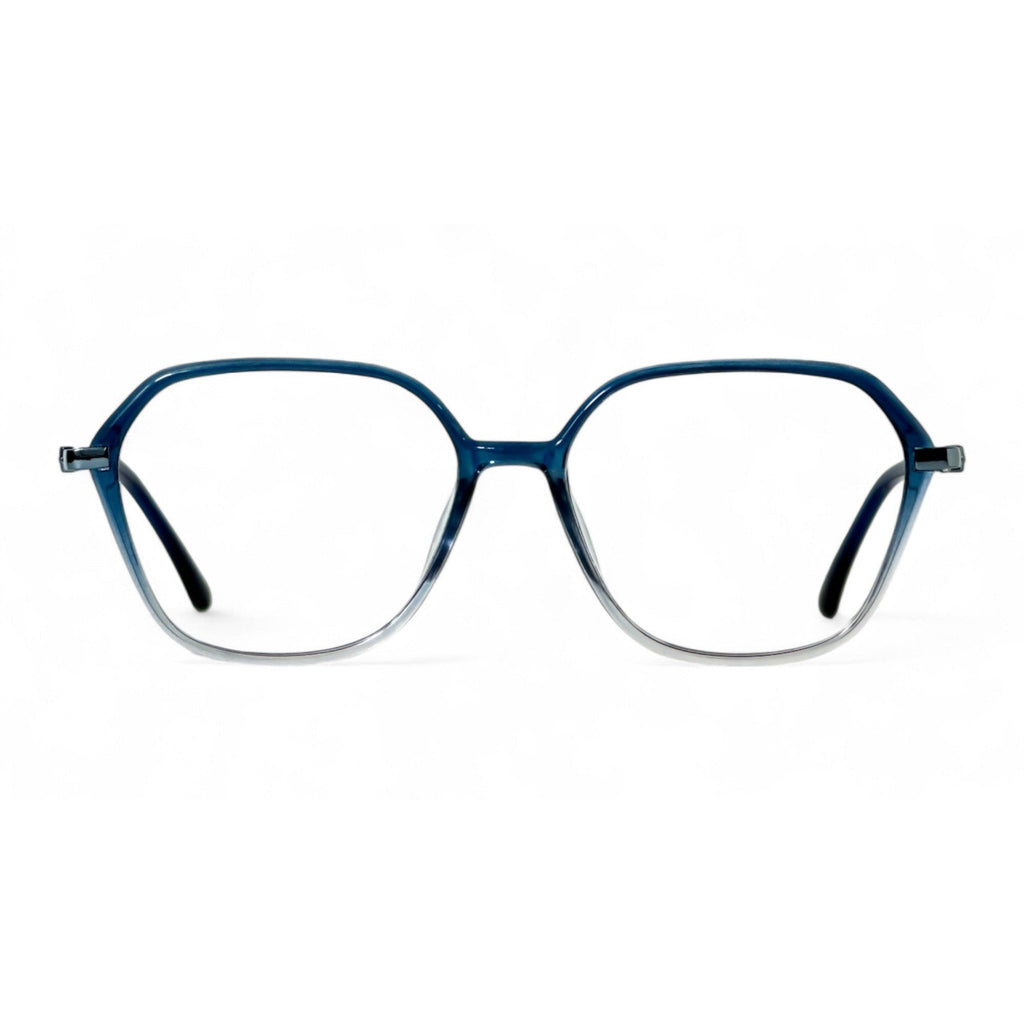 Neril Sky blue Round Eyeglasses front view