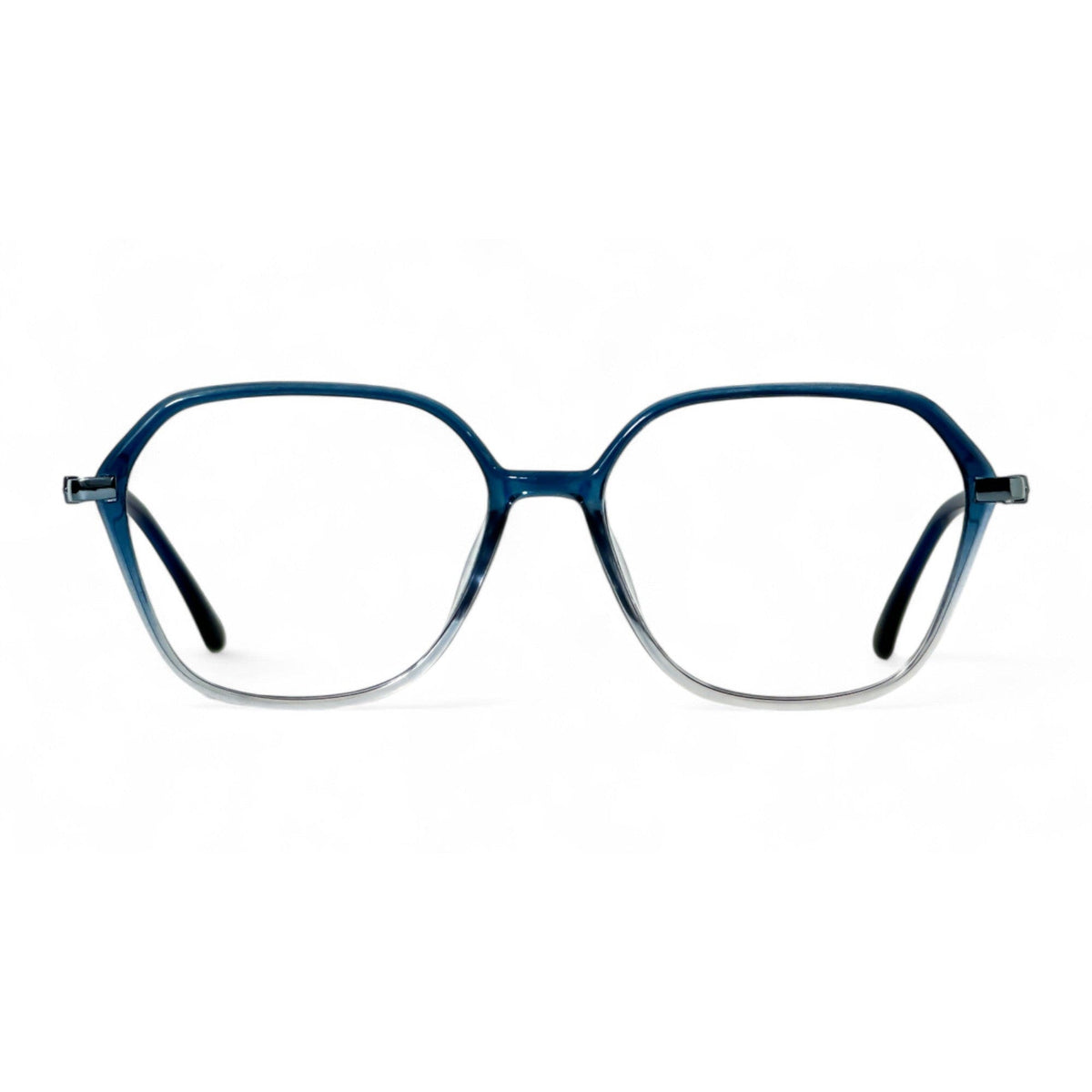 Neril Sky blue Round Eyeglasses front view