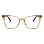 Brace Beige Square Eyeglasses