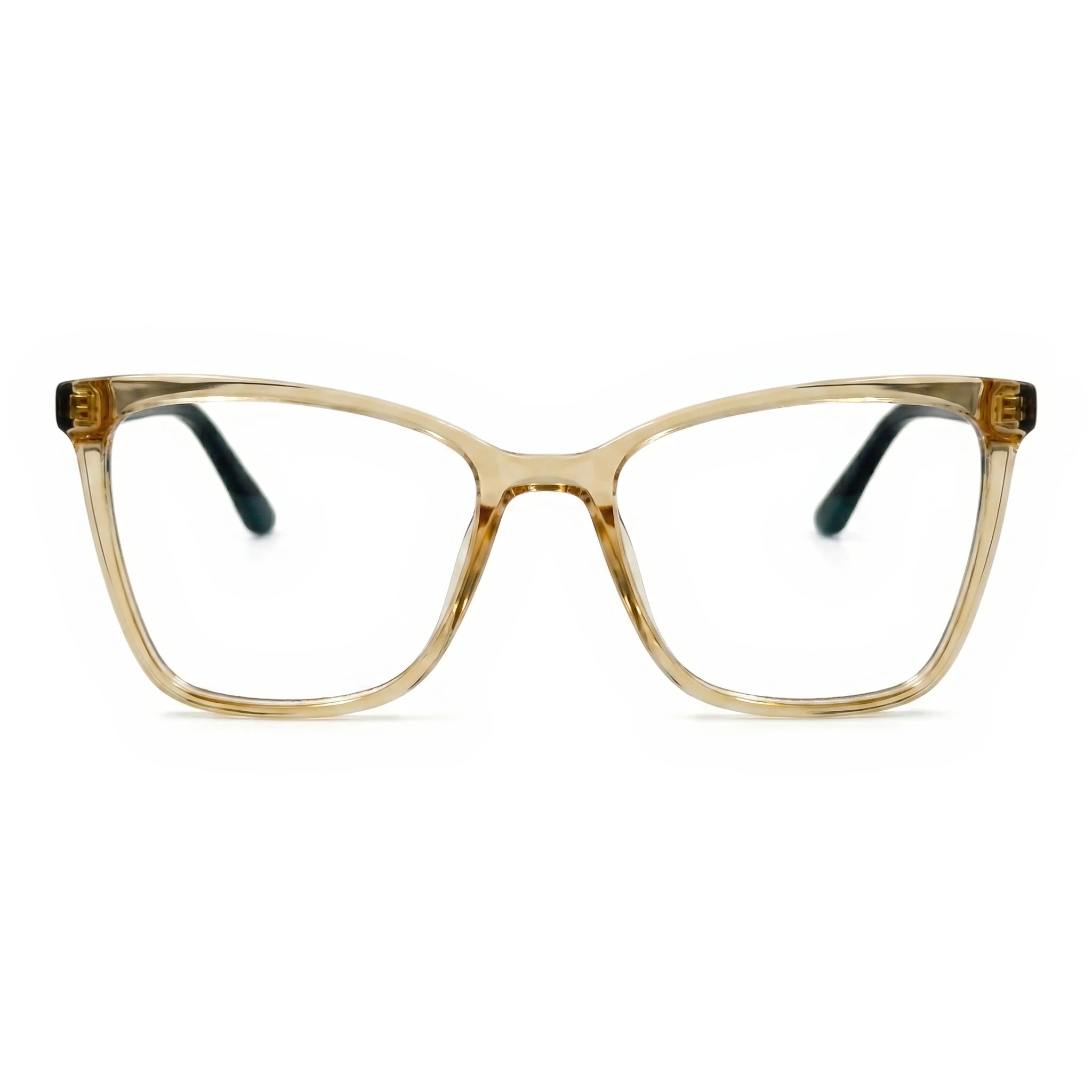Brace Beige Square Eyeglasses