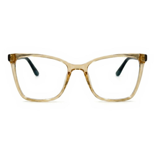 Brace Beige Square Eyeglasses