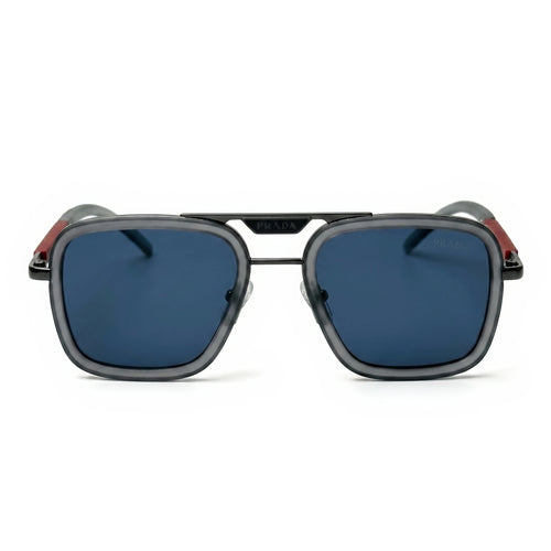 Beacon Black Square Sunglasses