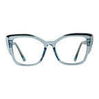 Aurevia Sky blue Cat Eye Eyeglasses front view