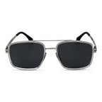 Quartz White Square Sunglasses