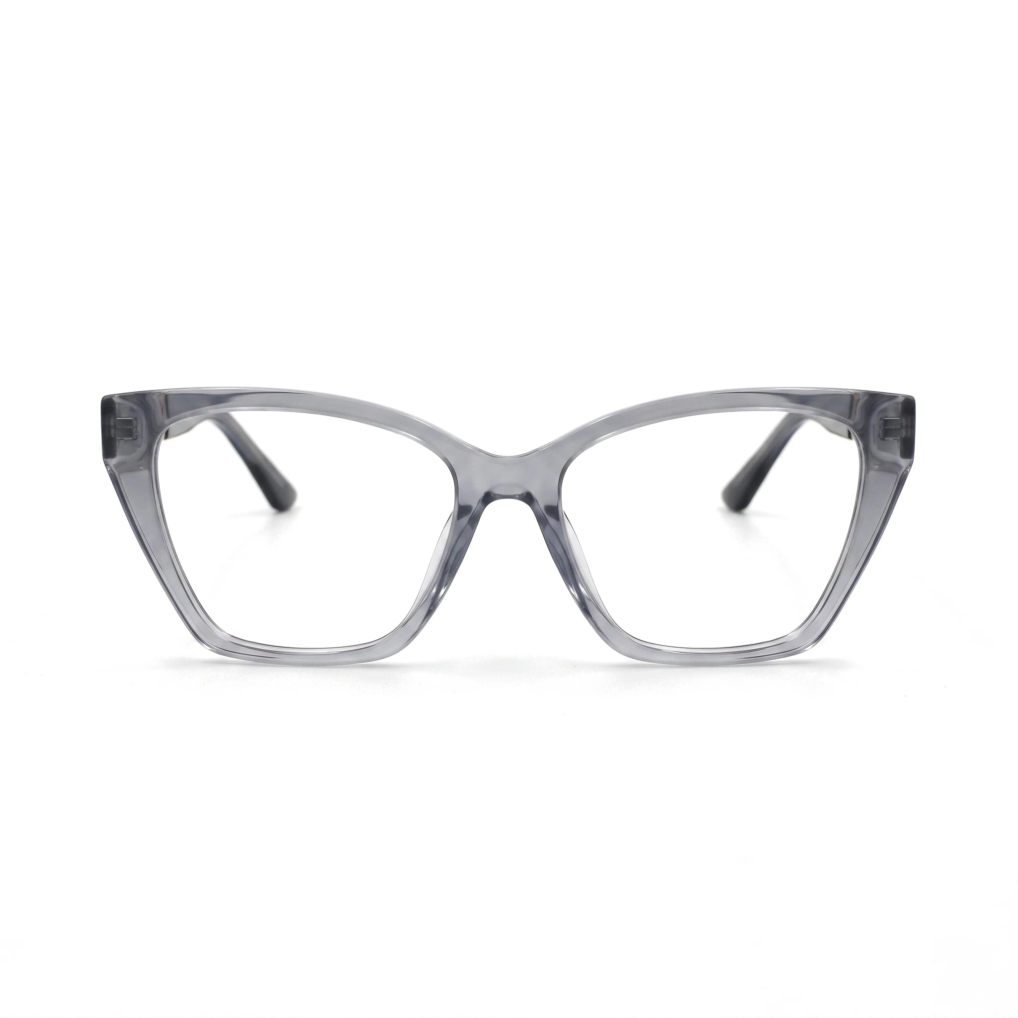 Lune Clear Cat Eye Eyeglasses front view