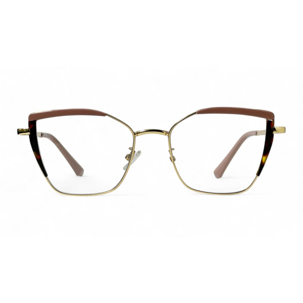Tavira Black Cat Eye Eyeglasses front view