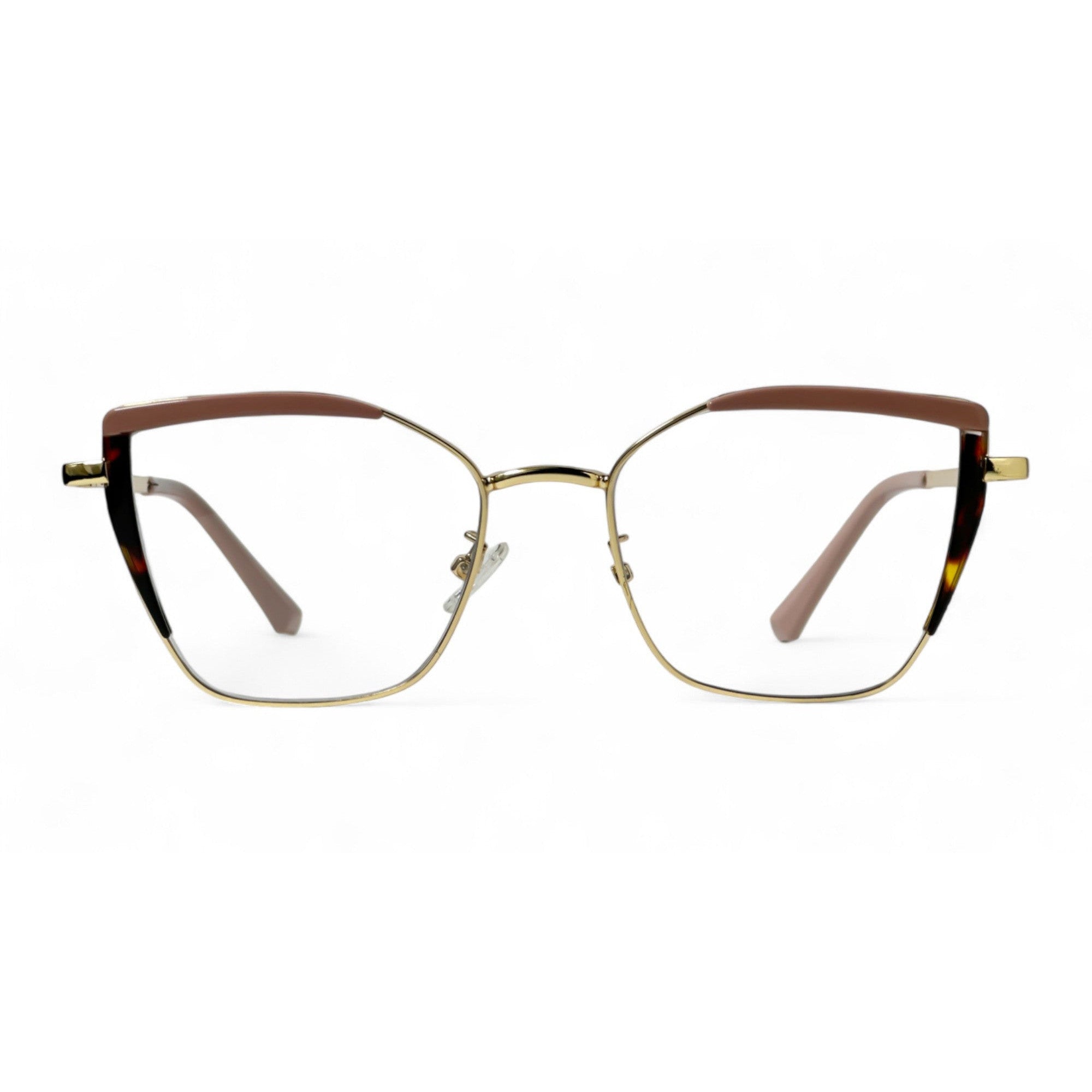 Tavira Black Cat Eye Eyeglasses front view