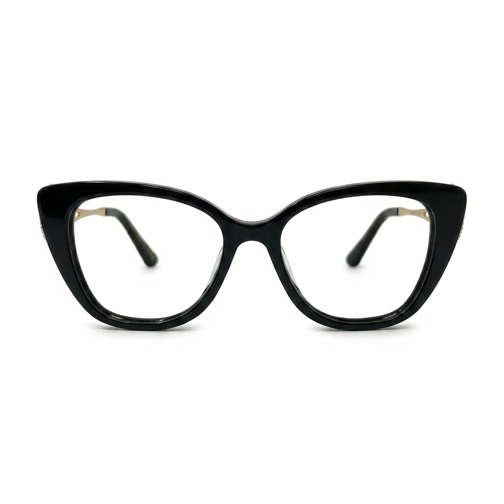 Vesper Golden black Cat Eye Eyeglasses