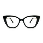 Vesper Golden black Cat Eye Eyeglasses