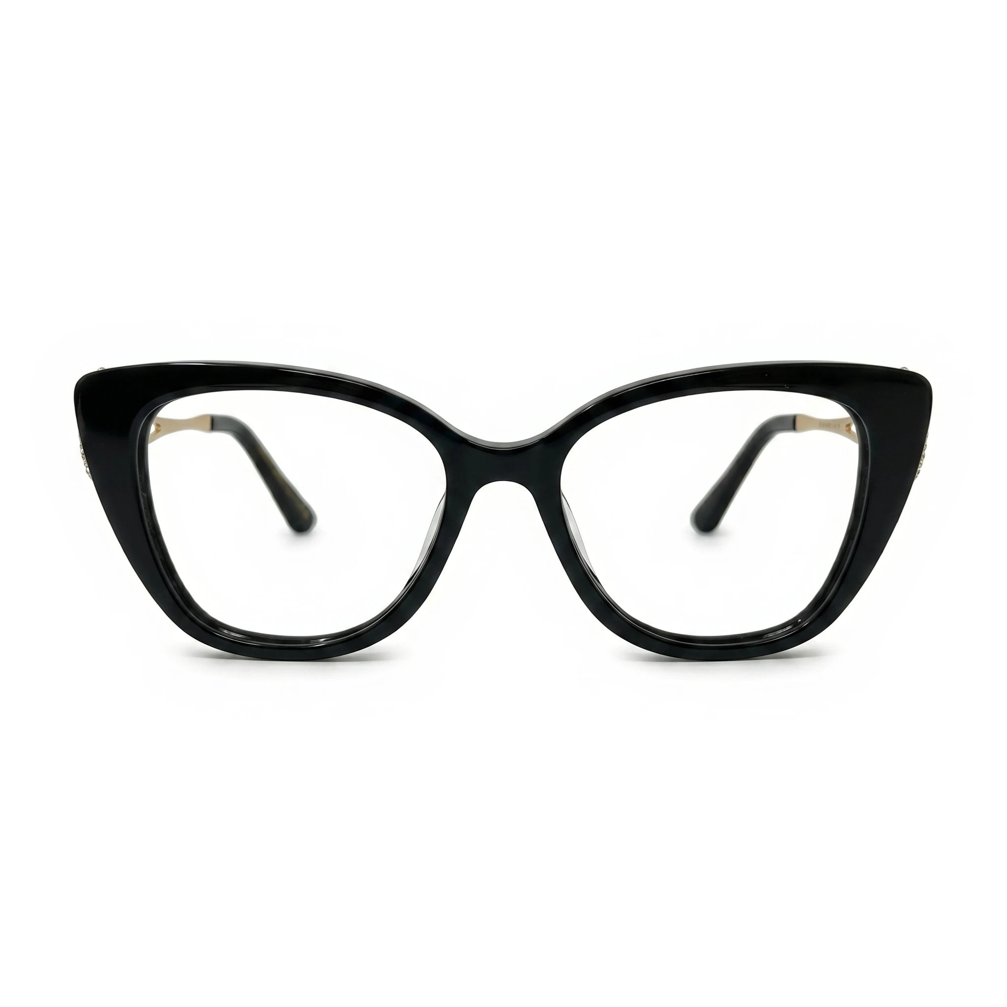 Vesper Golden black Cat Eye Eyeglasses