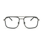 Olen Silver Rectangle Eyeglasses