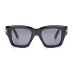 Girder Black Square Sunglasses front view