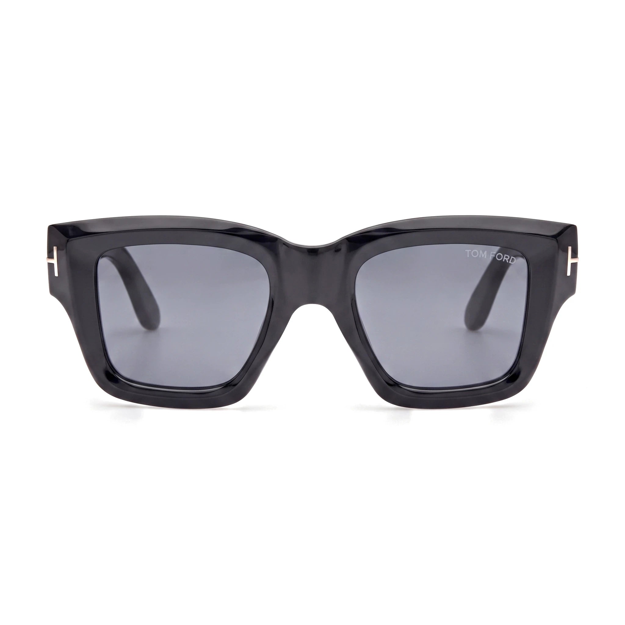 Girder Black Square Sunglasses front view