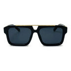 Atlas Black Square Sunglasses