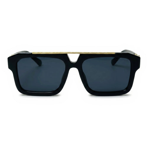 Atlas Black Square Sunglasses