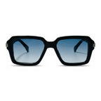 Slate Black Square Sunglasses
