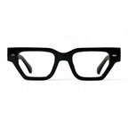 Droven Black Rectangle Eyeglasses front view