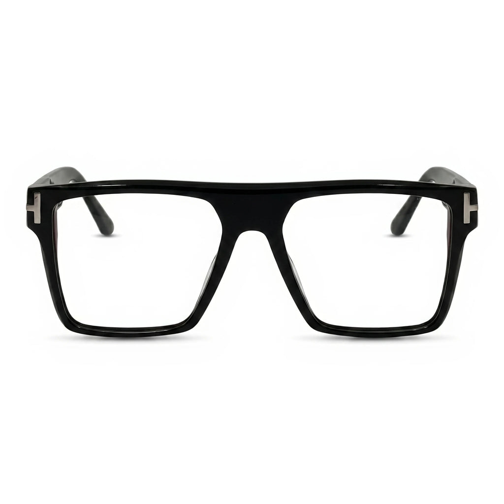 Vault Black Square Eyeglasses