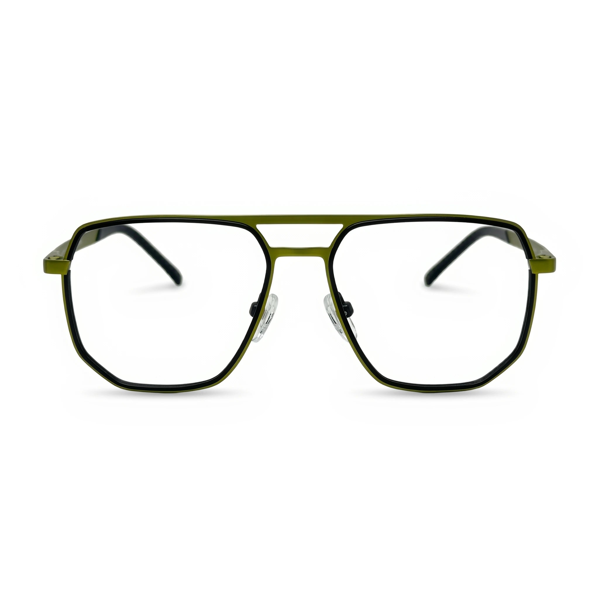 Cord Green Aviator Eyeglasses