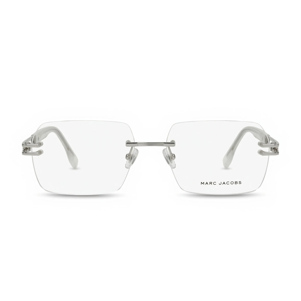 Wisp Silver Rectangle Eyeglasses