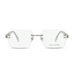 Wisp Silver Rectangle Eyeglasses
