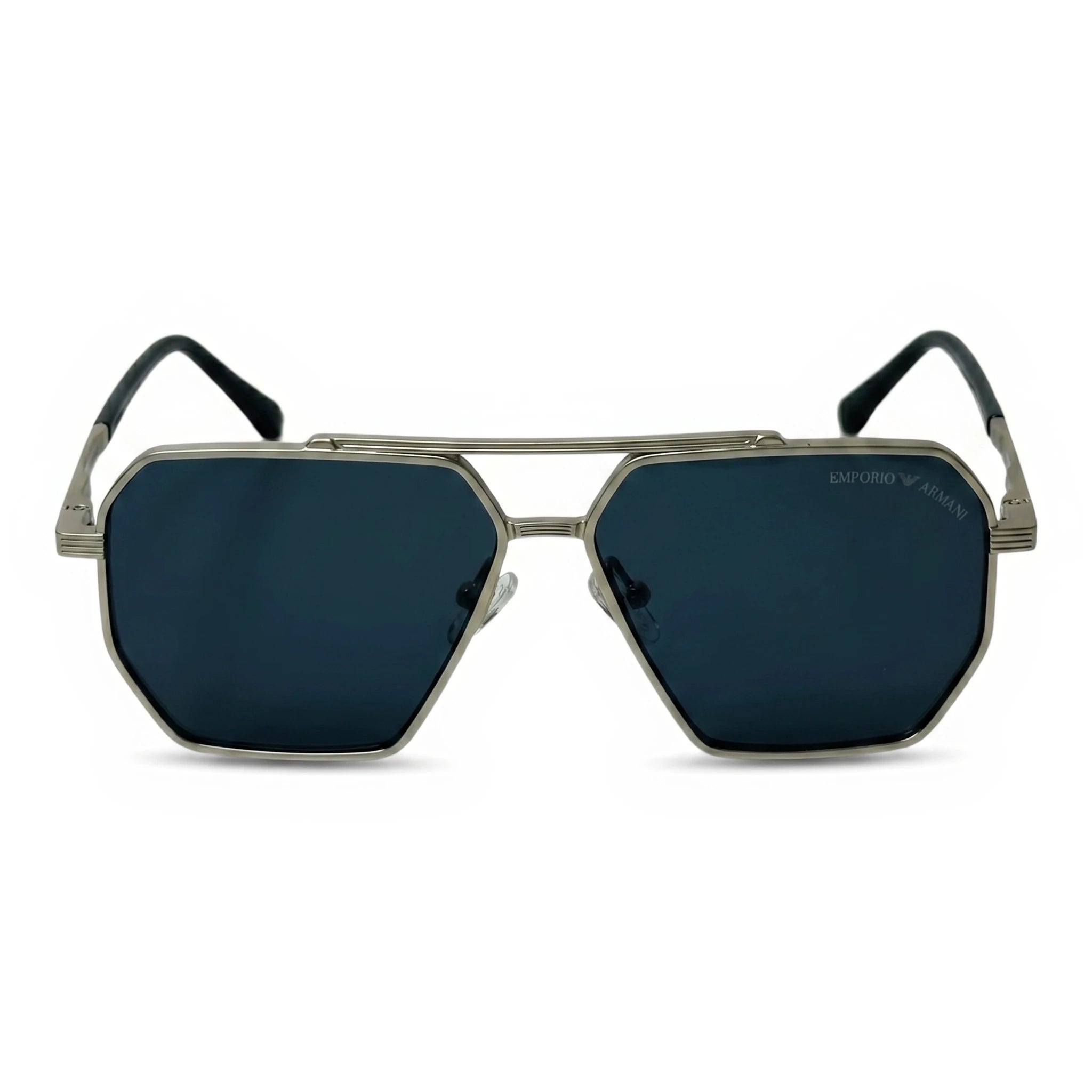 Volt Silver Square Sunglasses