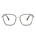 Opal Black Cat Eye Eyeglasses front view