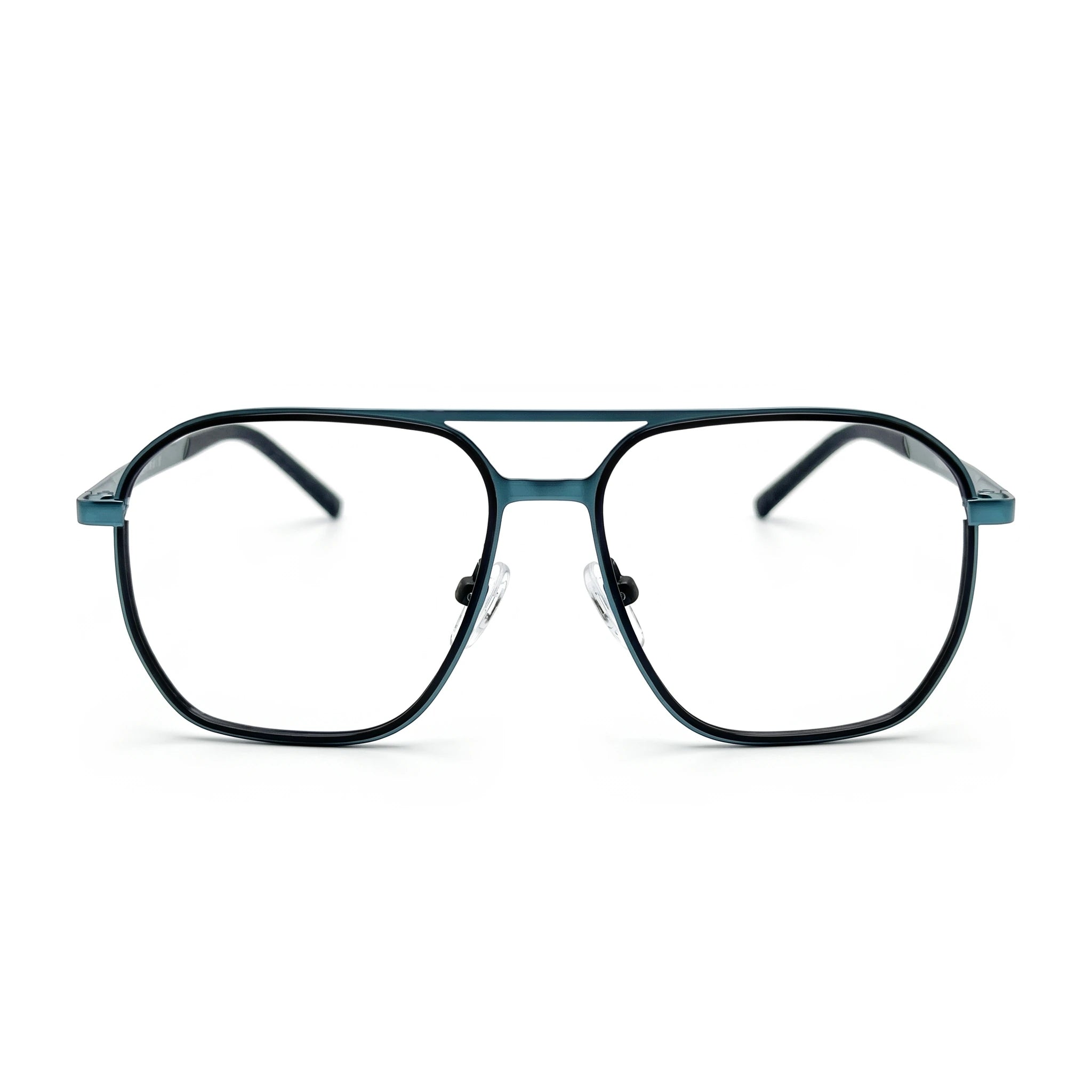 Miro Gray Blue Aviator Eyeglasses