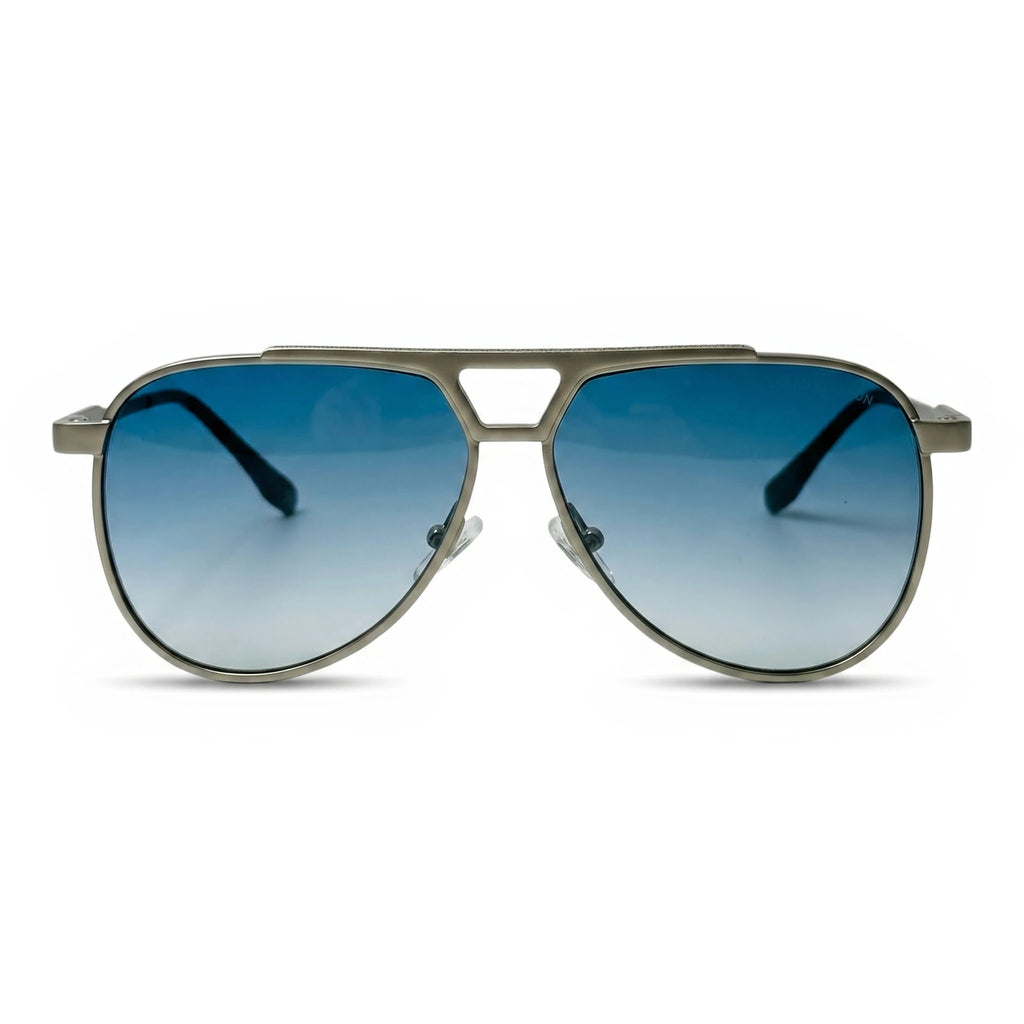 Dash Silver Aviator Sunglasses
