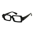 Kastel Black Rectangle Eyeglasses