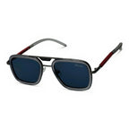 Beacon Black Square Sunglasses