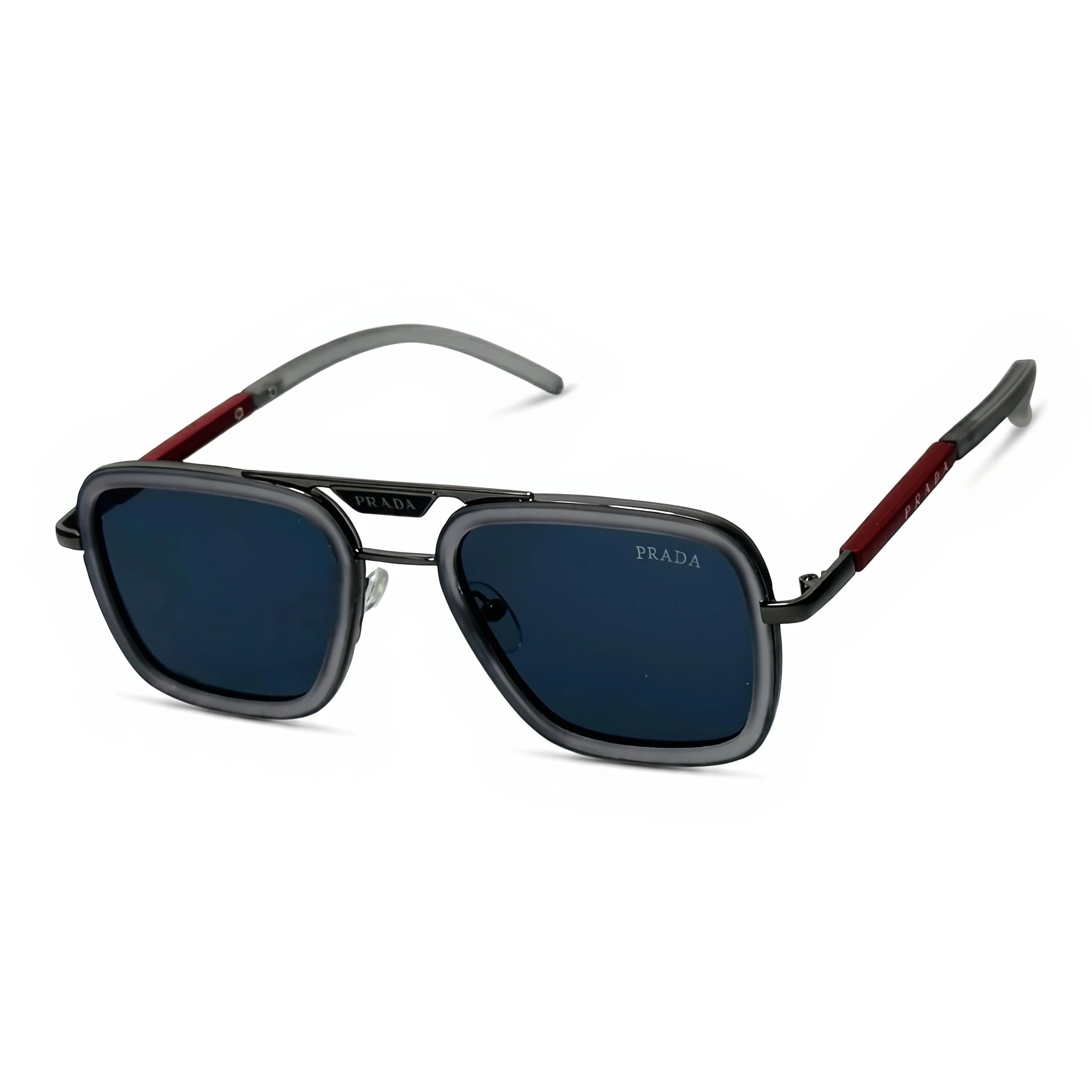 Beacon Black Square Sunglasses