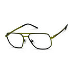 Cord Green Aviator Eyeglasses