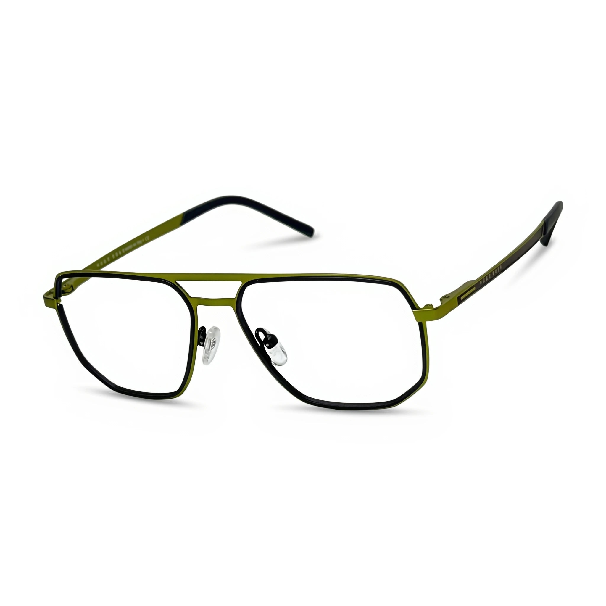 Cord Green Aviator Eyeglasses