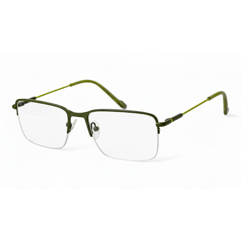 Selrin Olive Rectangle Eyeglasses