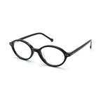 Iris Black Oval Eyeglasses