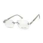 Wisp Silver Rectangle Eyeglasses