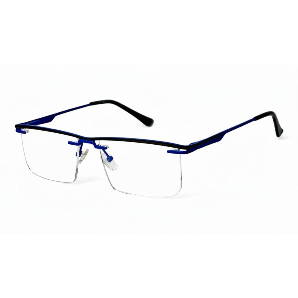 Auren Navy Rectangle Eyeglasses