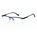 Auren Navy Rectangle Eyeglasses