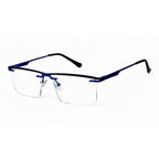 Auren Navy Rectangle Eyeglasses
