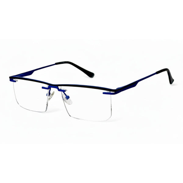Auren Navy Rectangle Eyeglasses