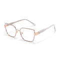 Elm White Square Eyeglasses