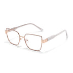 Elm White Square Eyeglasses