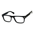 Grif Black Rectangle Eyeglasses