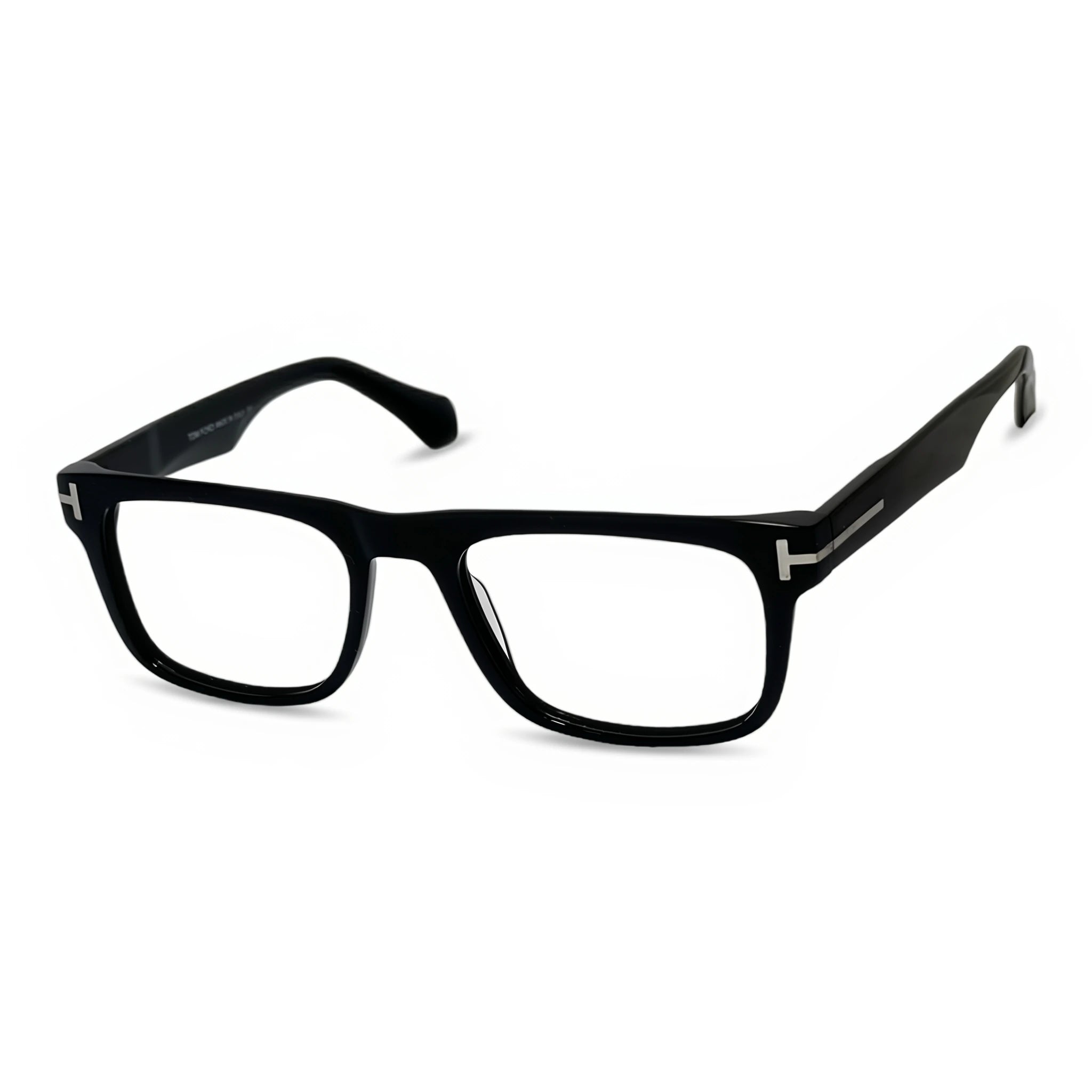 Grif Black Rectangle Eyeglasses